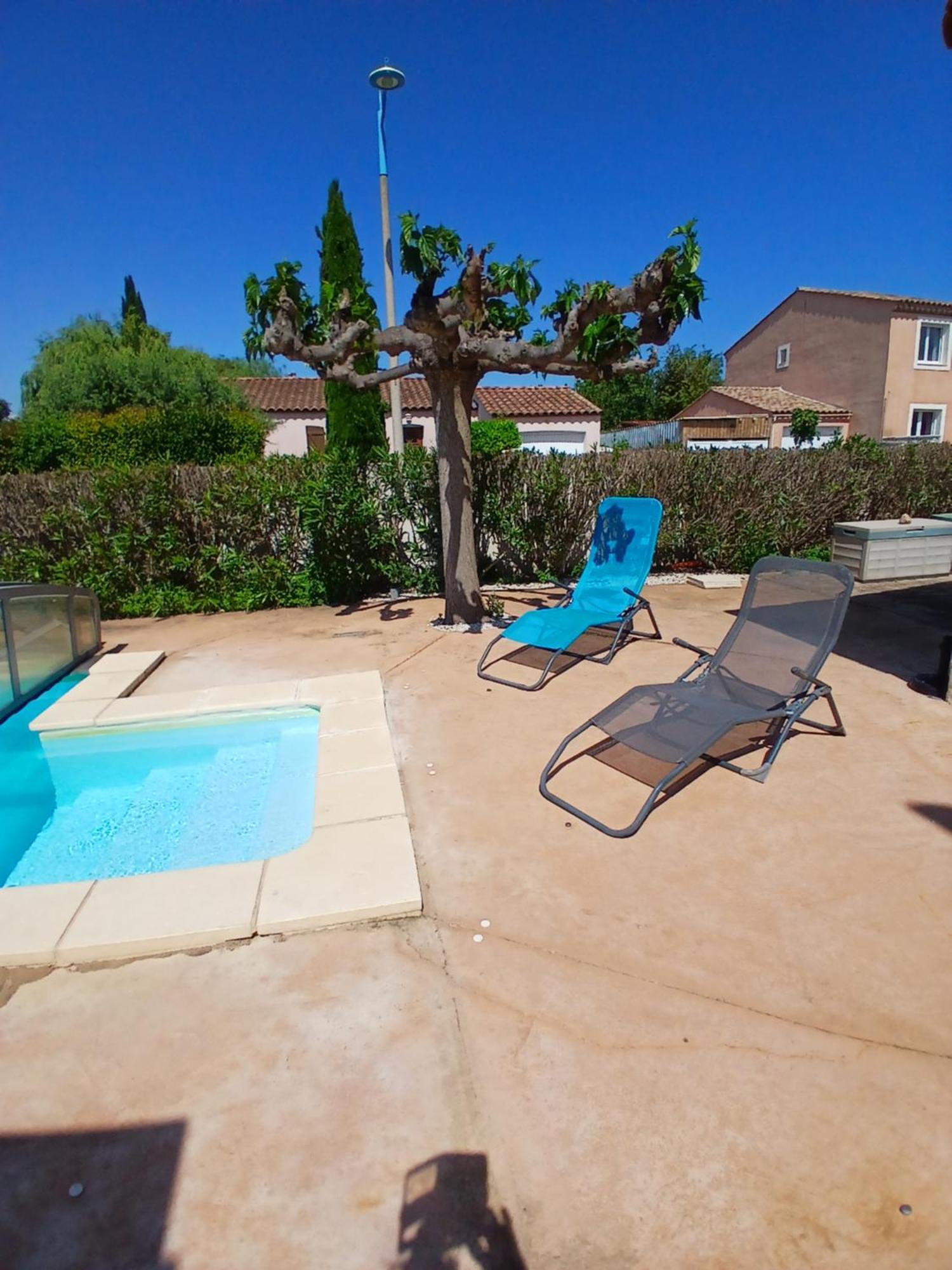 Bed and Breakfast Lauriers Roses Puisserguier Exterior foto